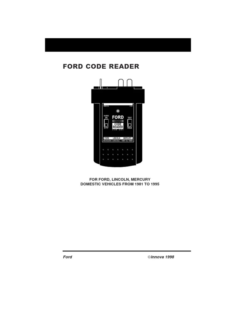 Ford Code Reader