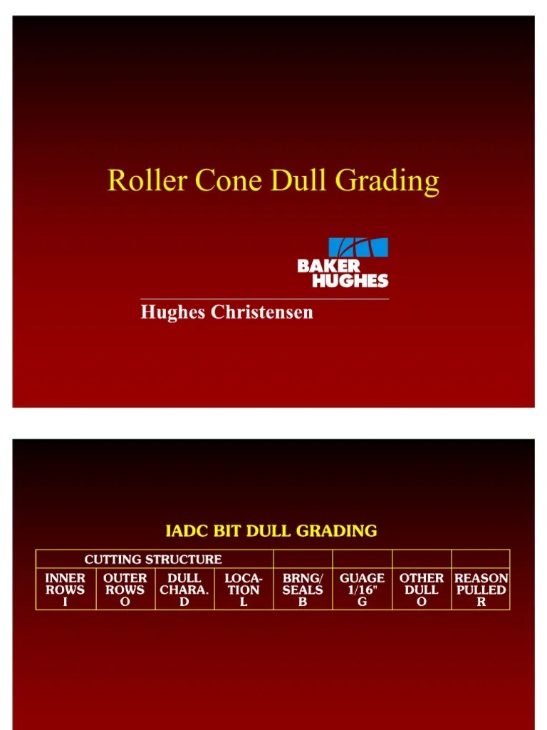 Roller Cone Dull Grading PDF
