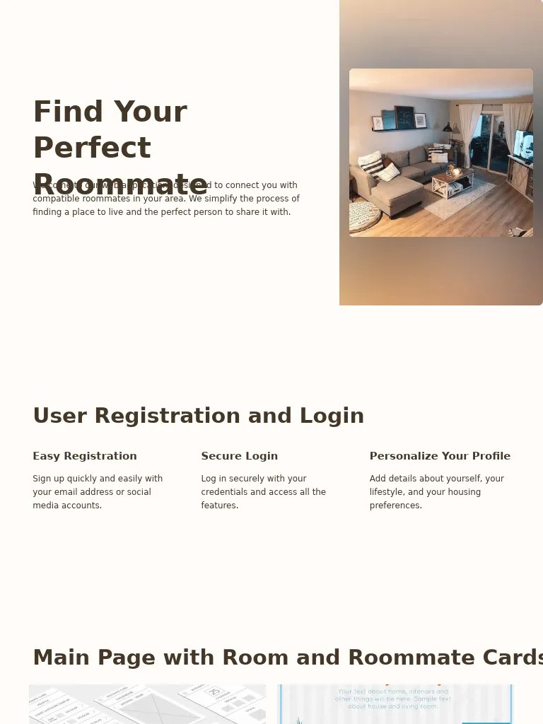 Find Your Perfect Roommate PDF World Wide Web & Web