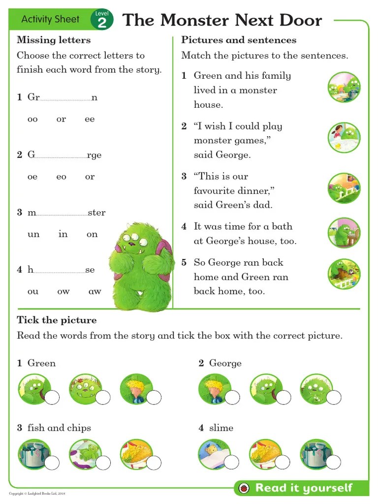 The Monster Next Door Activity Sheet PDF(05)