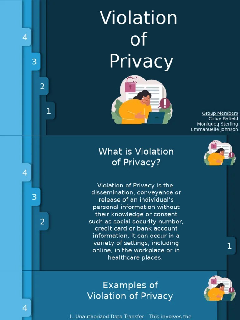 Violation of Privacy PDF Security Computer Security