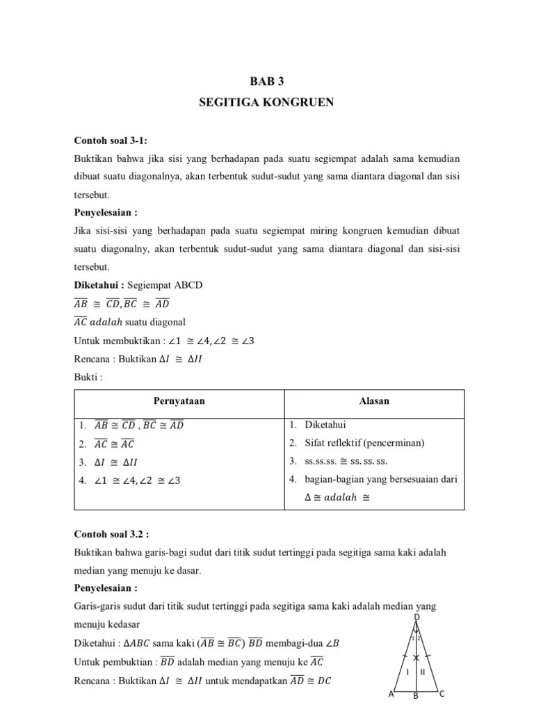 Contoh Soal Geometri Gambar Kolom