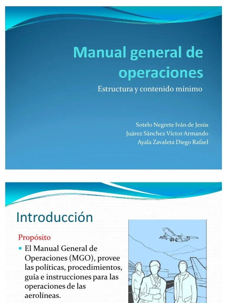 Manual General de Operaciones