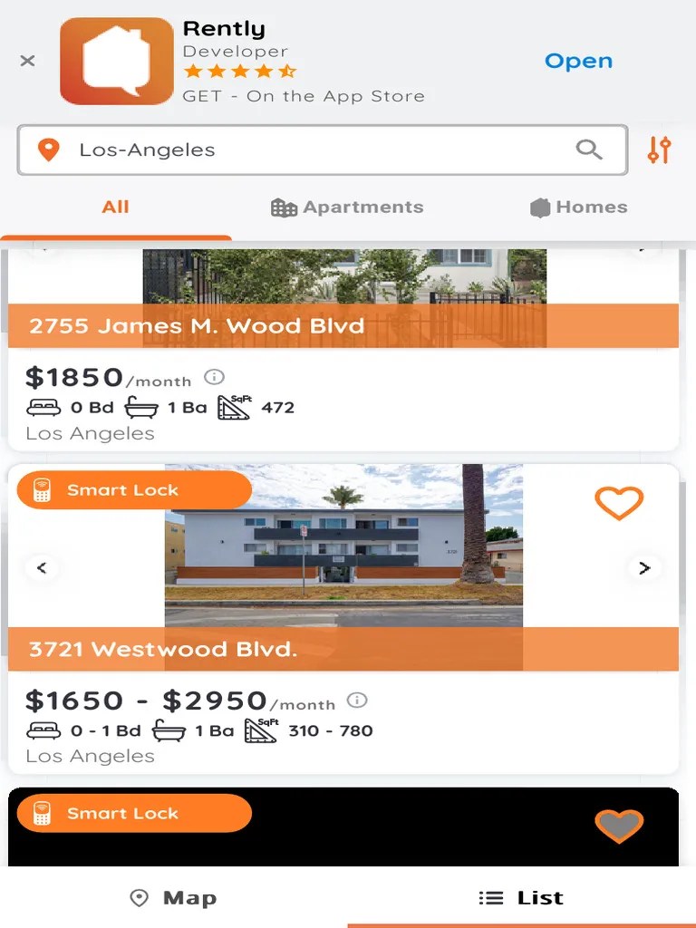 Homes for Rent in Los Angeles, California, United States Rently Self(03)