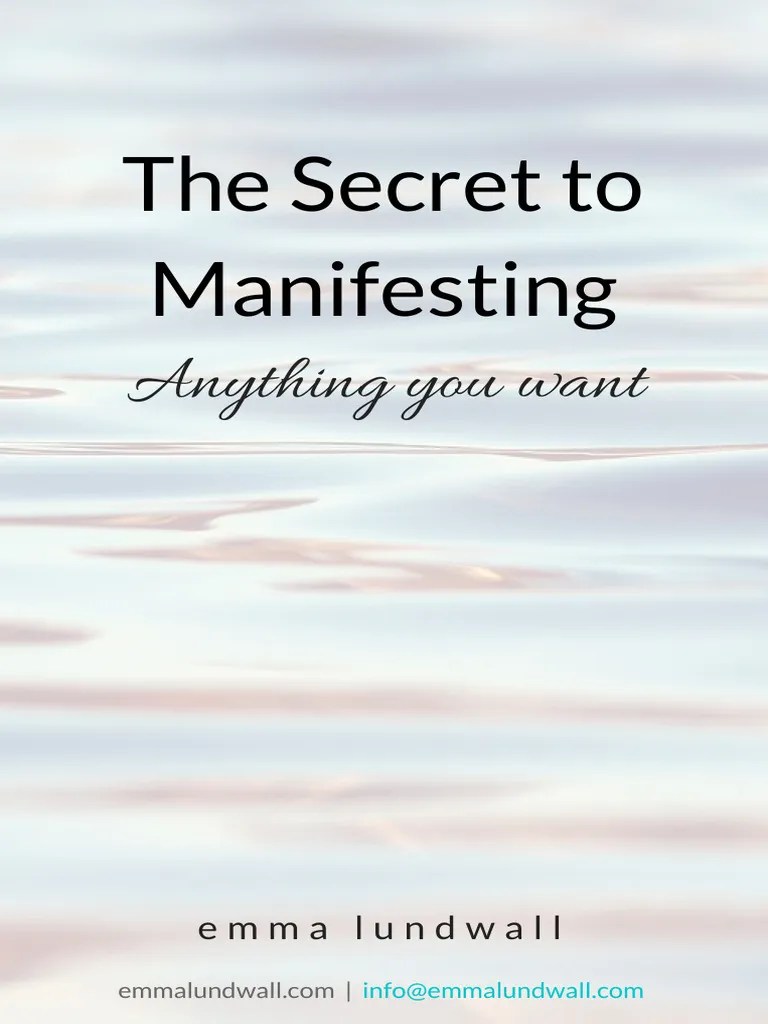 The Secret To Manifesting 2 PDF Feeling Dream