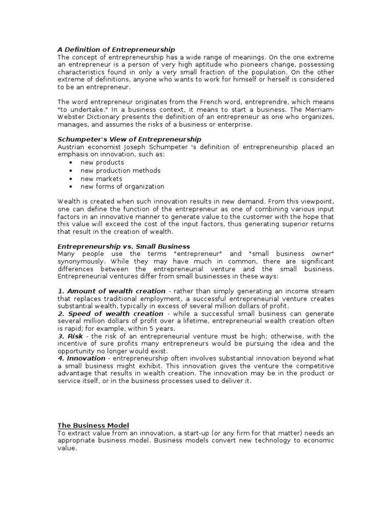 Quick Mba PDF Business Model Entrepreneurship