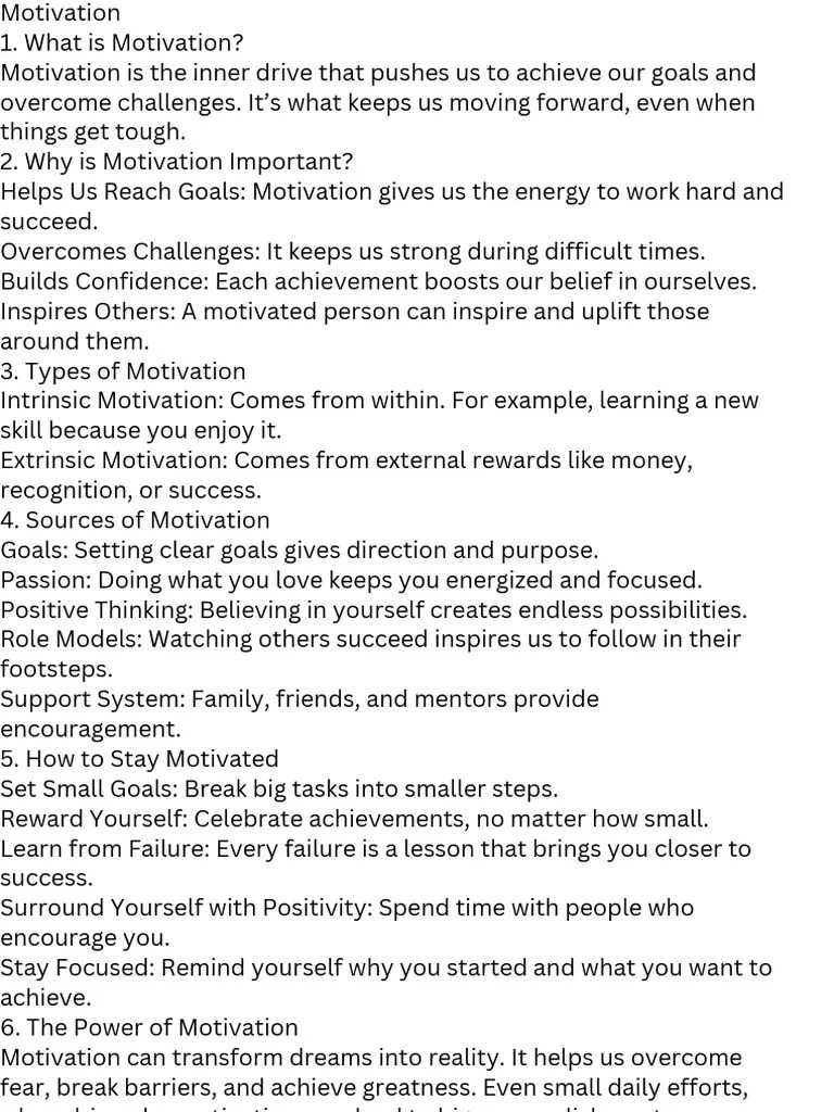 Motivation PDF