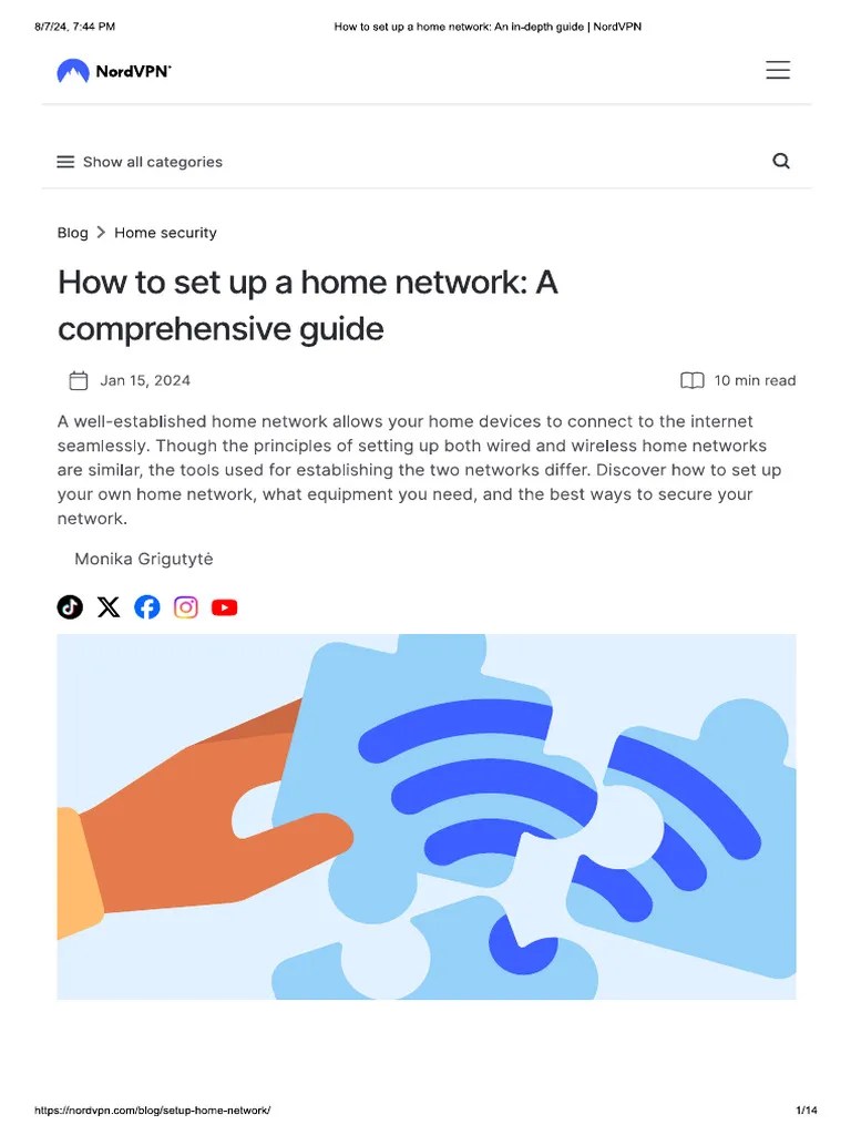 Home Network Setting PDF