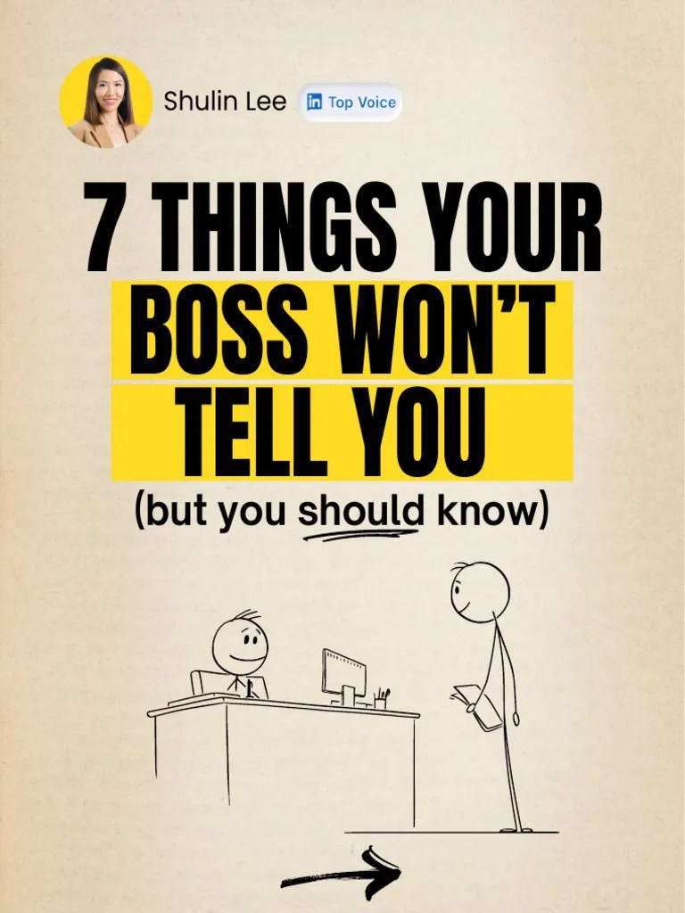 7 Things Your Boss Won T Tell You 1728941259 PDF