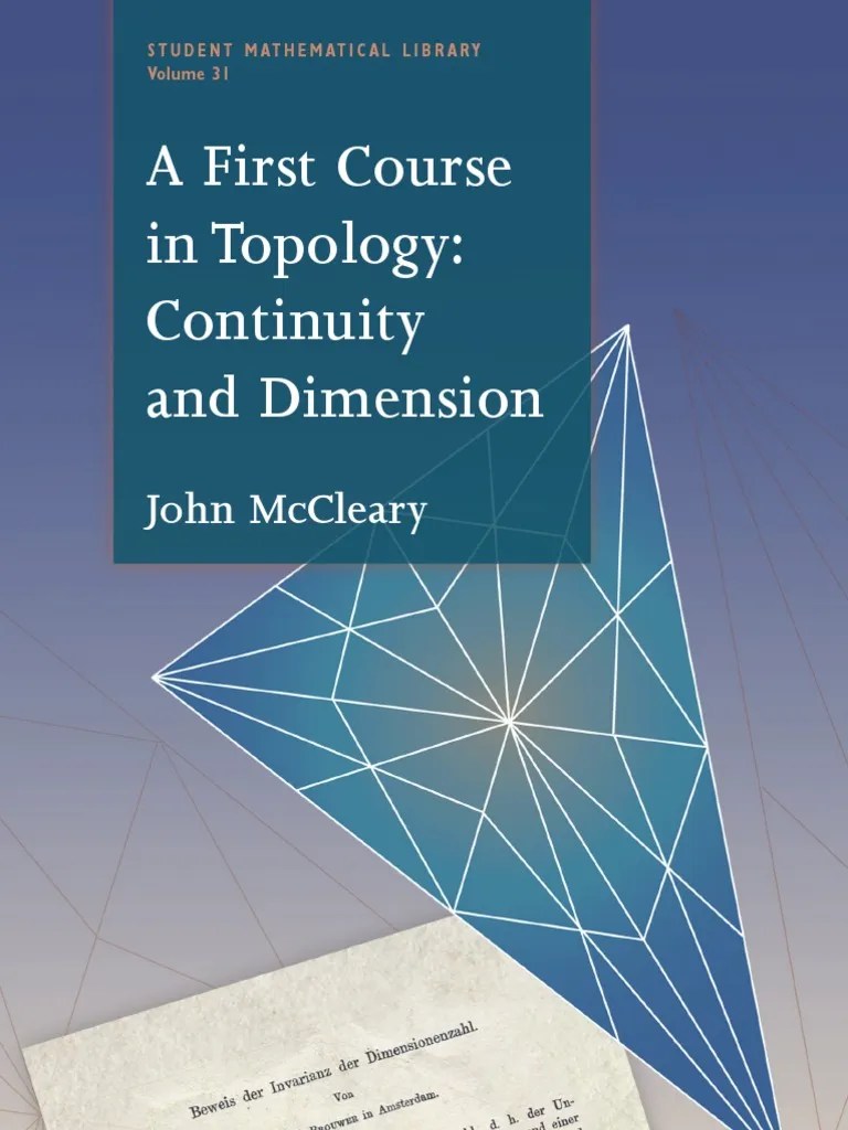 First Course in Topology Continuous Function
