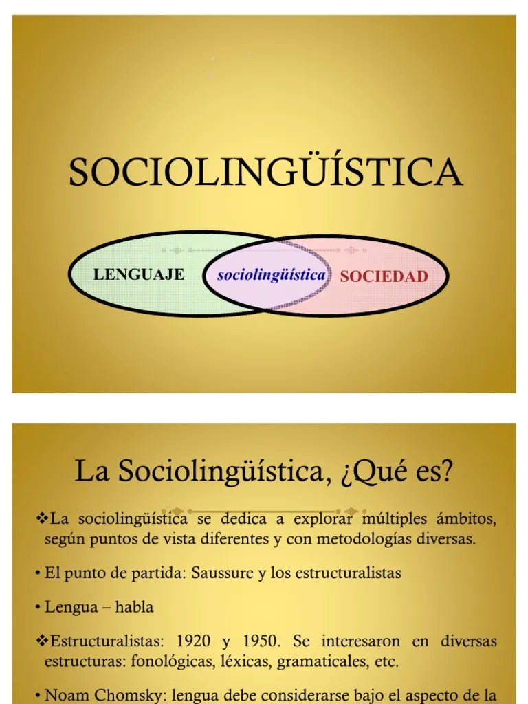 SOCIOLINGÃœÃSTICA