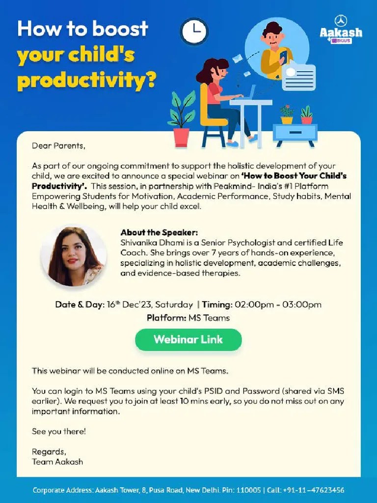 How To Boost Your Child's Productivity PDF