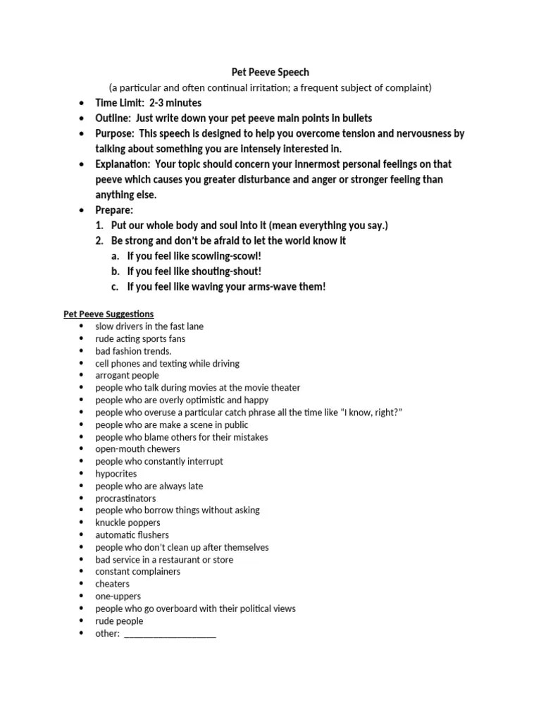 Pet Peeve Speech PDF(02)