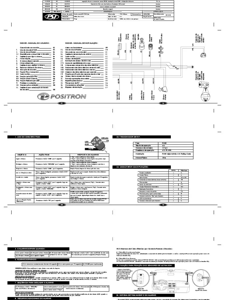 Manual Alarme Positron FX990