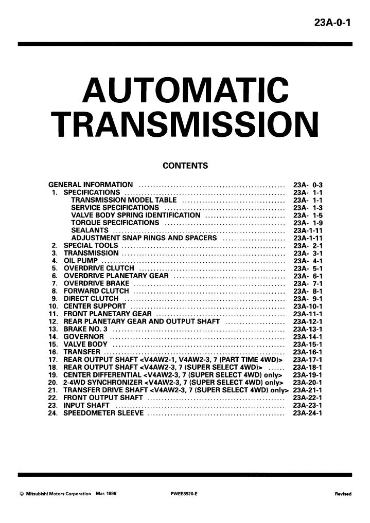 Automatic Transmission PDF