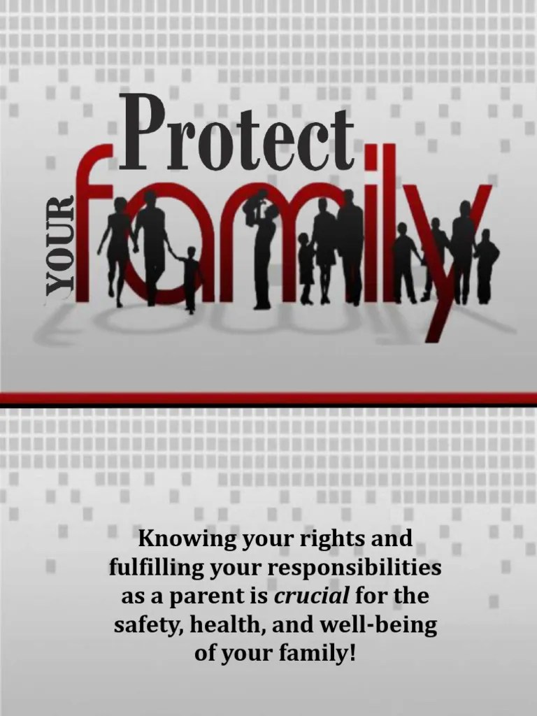 Protect Your Family PDF Child Protective Services Search Warrant