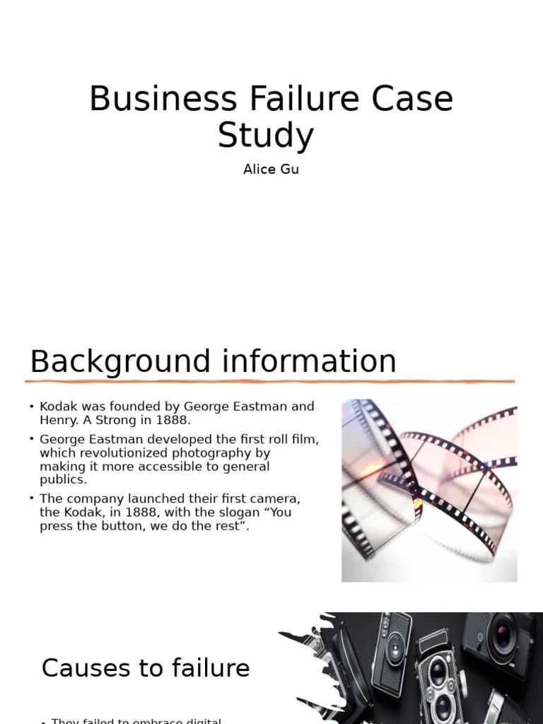 Business Failure Case Study Pdf