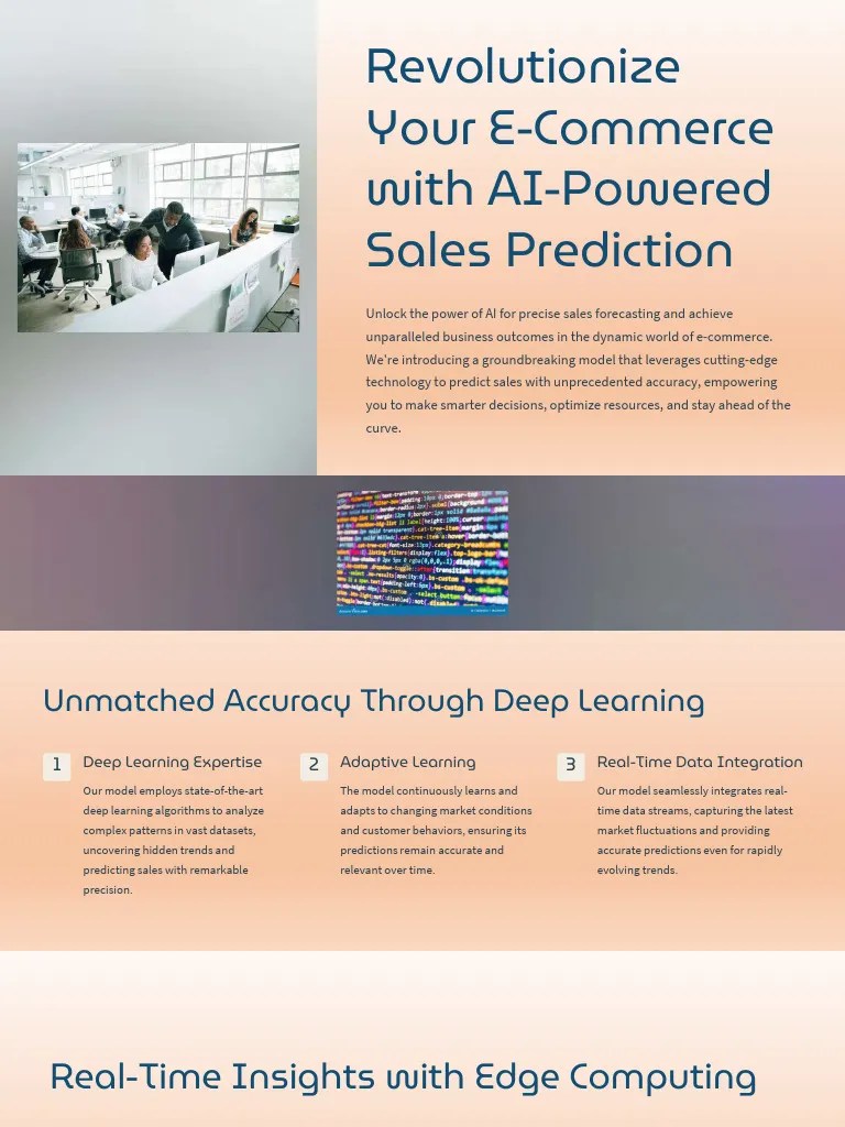 Revolutionize Your E Commerce With AI Powered Sales Prediction PDF