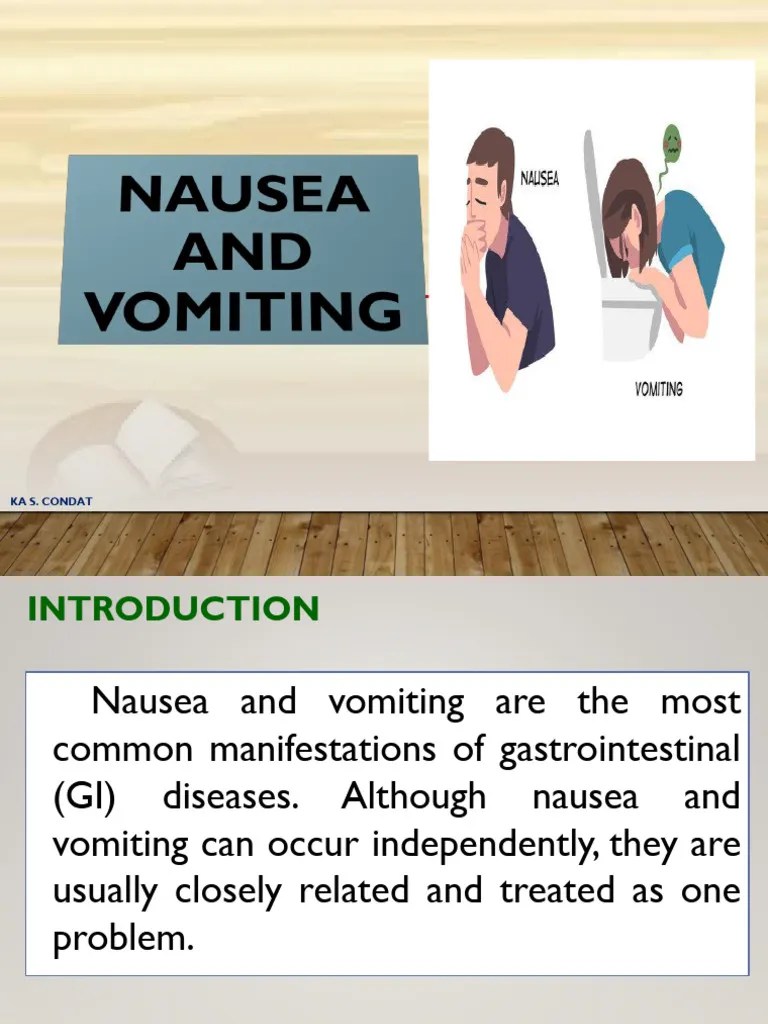 Understanding Nausea and Vomiting Causes | PDF | Vomiting | Nausea