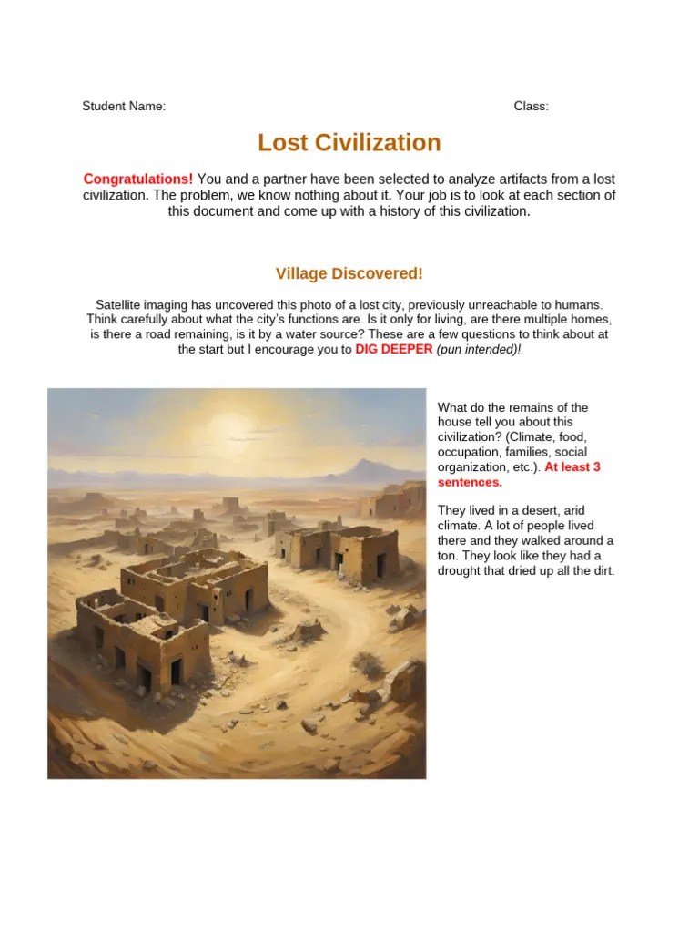Lost Civilization PDF