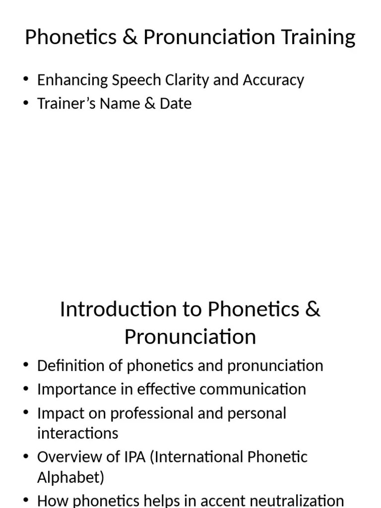 Phonetics And Pronunciation Mastery Guide Pdf Vowel Consonant