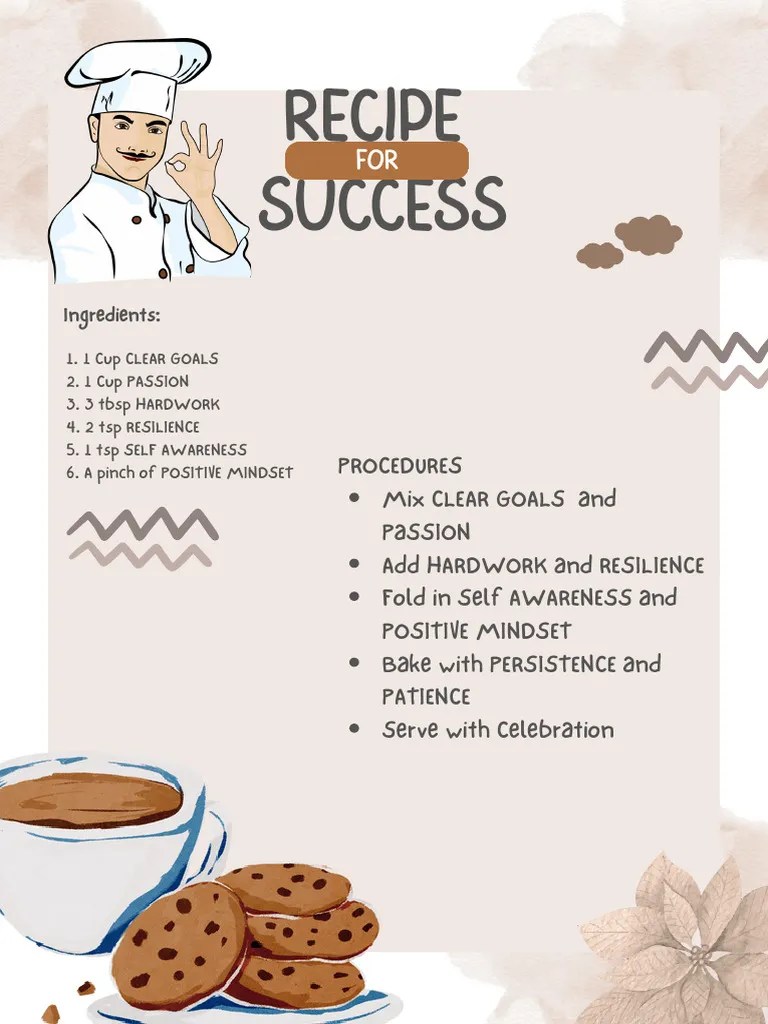 Recipe For Success PDF