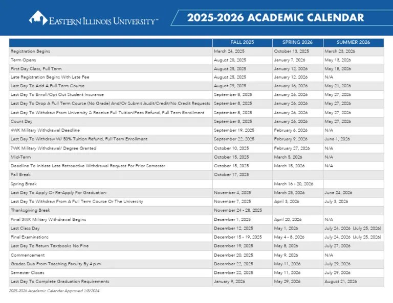 Utep Academic Calendar 2026 Academic Planner 2026(04)