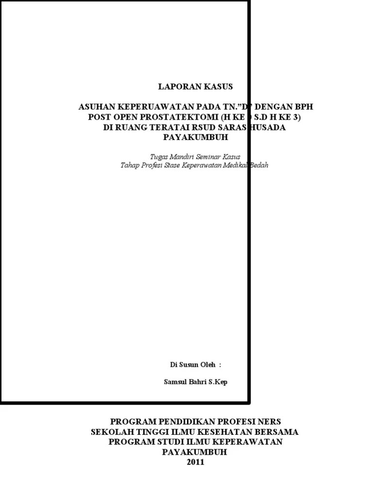 Laporan Kasus Asuhan Keperawatan | PDF