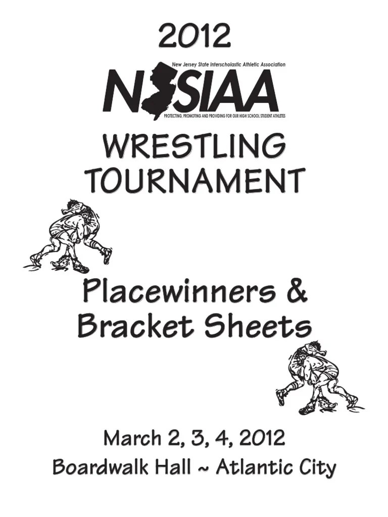 2012 NJSIAA State Wrestling Tournament Final Results PDF