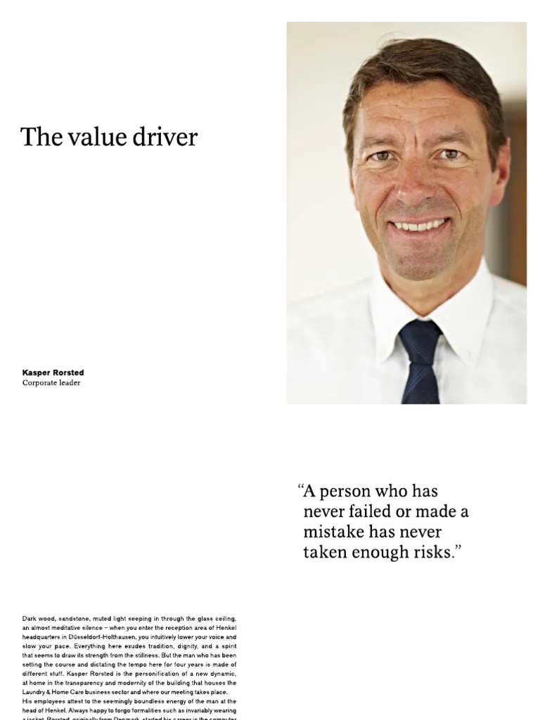 Focus Interview Kasper Rorsted PDF
