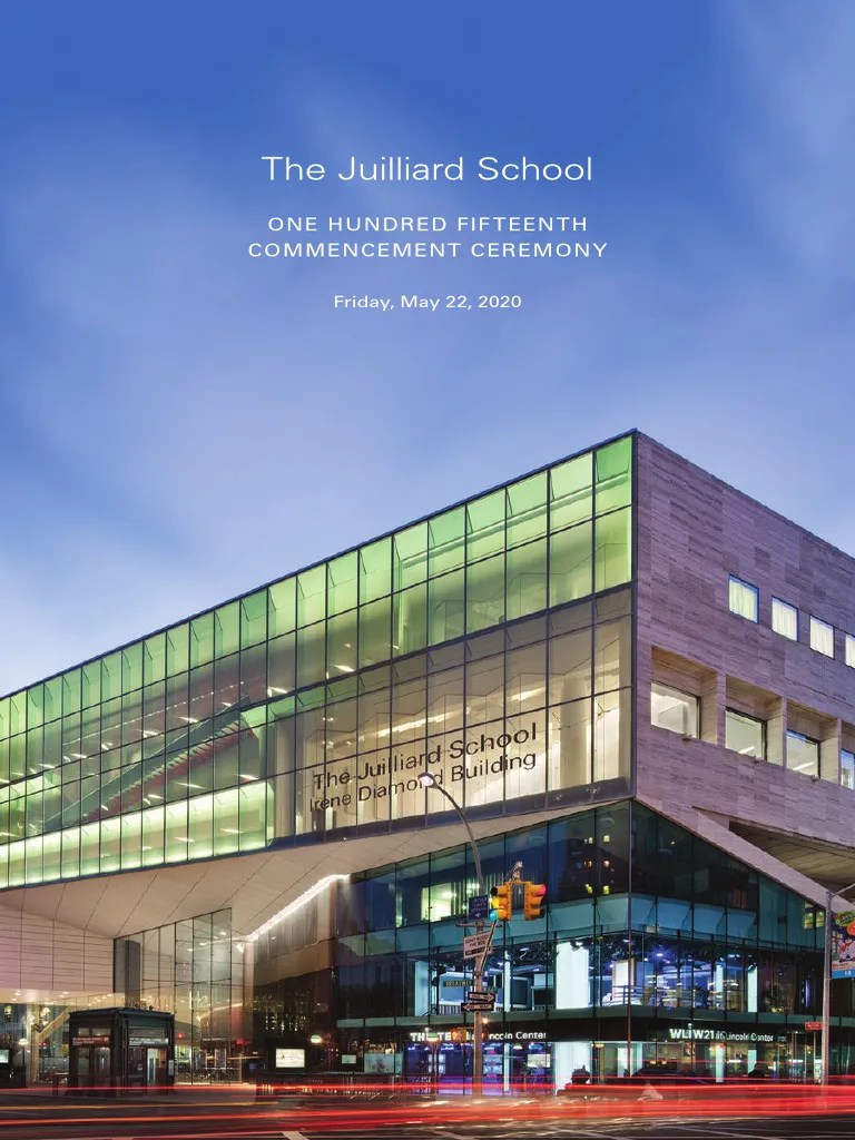 Juilliard Commencement Program 52220 A19 Print 2 PDF Quartet Viola