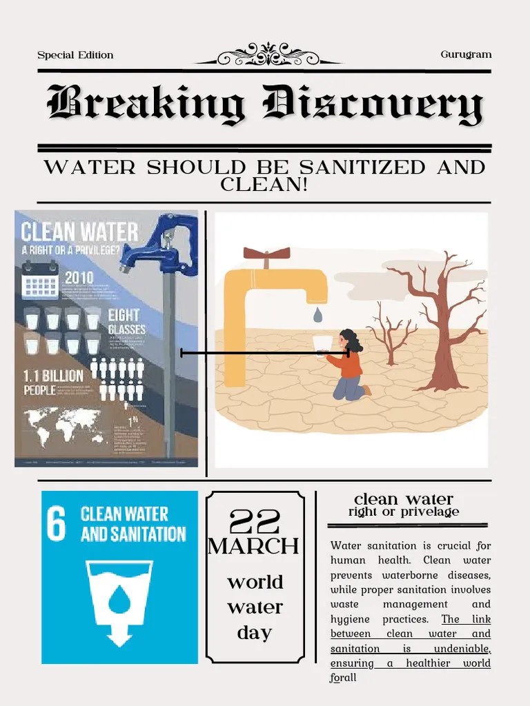 Cream Vintage Breaking News A4 Document Pdf