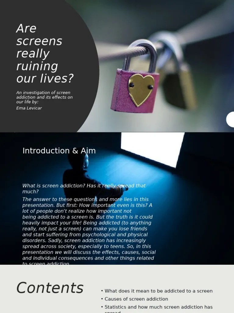 Are Screens Really Ruining Our Lives? PDF Major Depressive Disorder