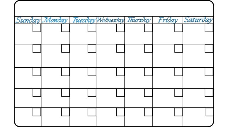 Weekly Schedule Template | PDF