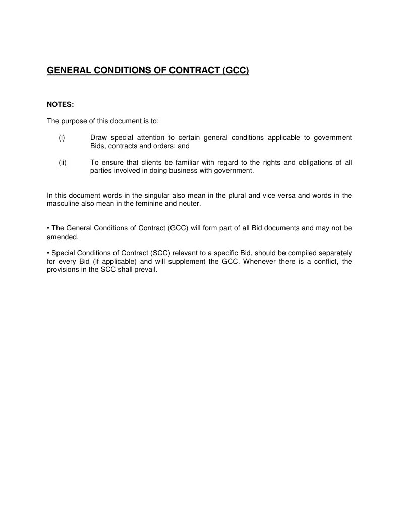 General Conditions of Contract PDF