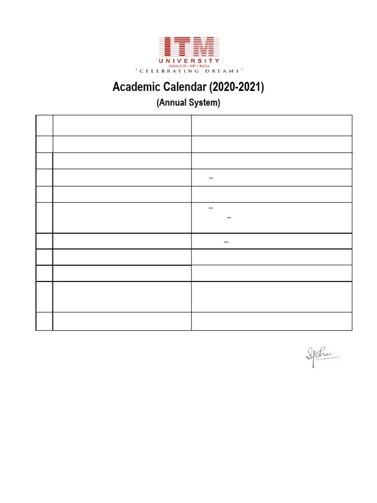 20202021 Academic Calendar Overview PDF Academic Term Academia