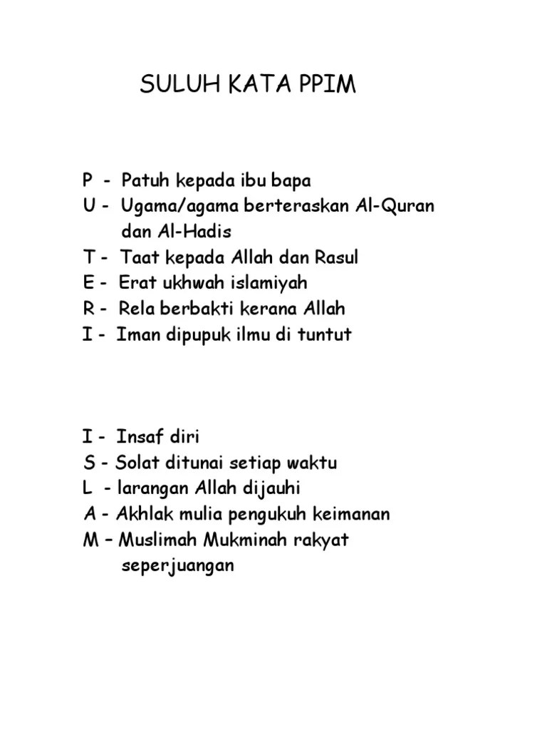 Suluh Kata Ppim