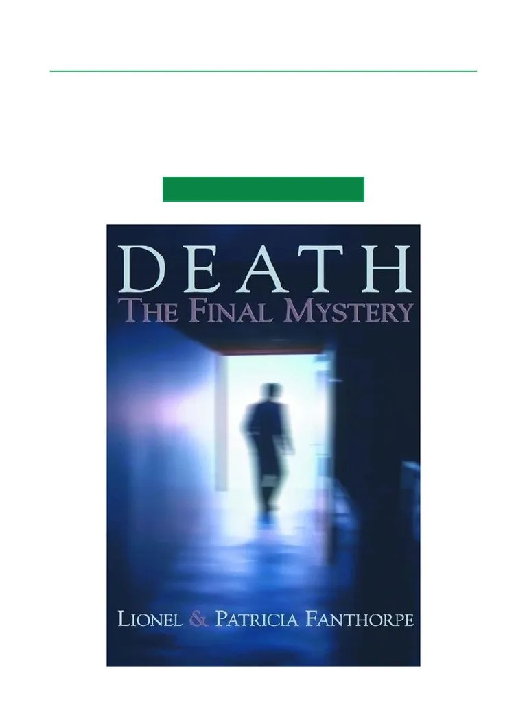 Death The Final Mystery Book Download PDF