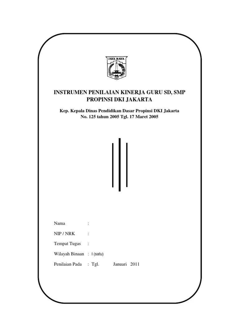 Top Instrumen Penilaian Model Rubrik Sd Doc