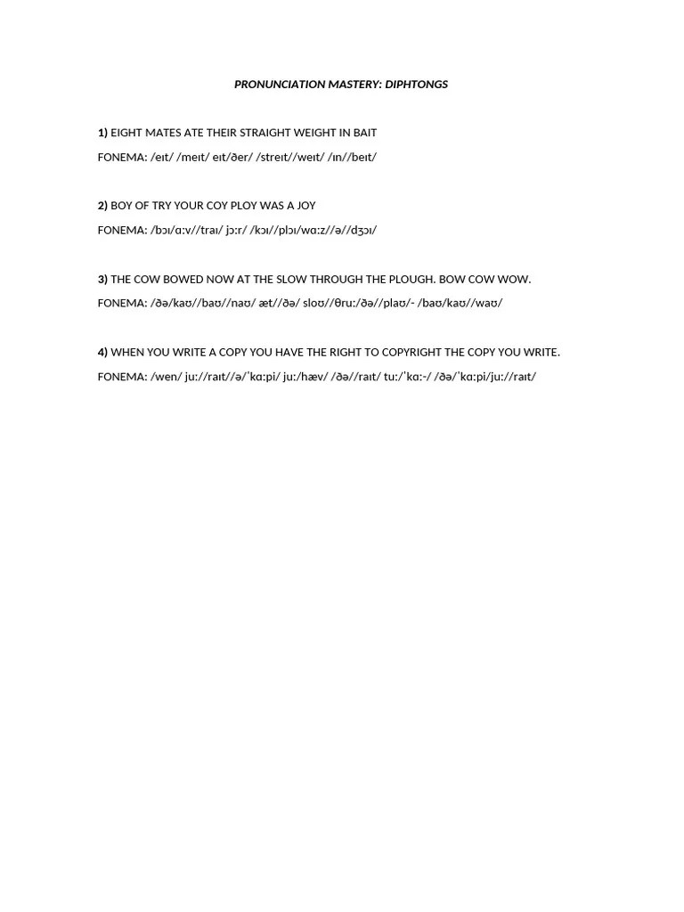 Pronunciation Mastery Pdf