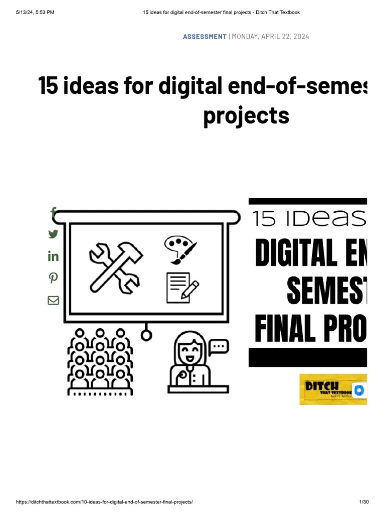 Digital Final Project Ideas For Students Pdf Podcast Storytelling