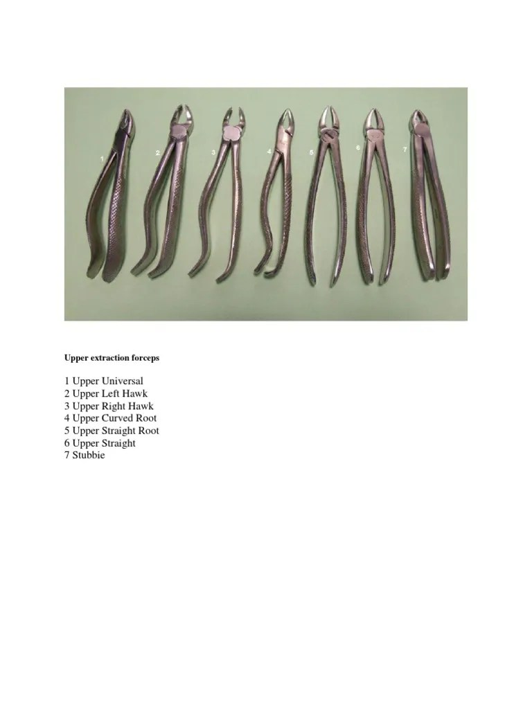 Upper Extraction Forceps Surgical Suture Tools