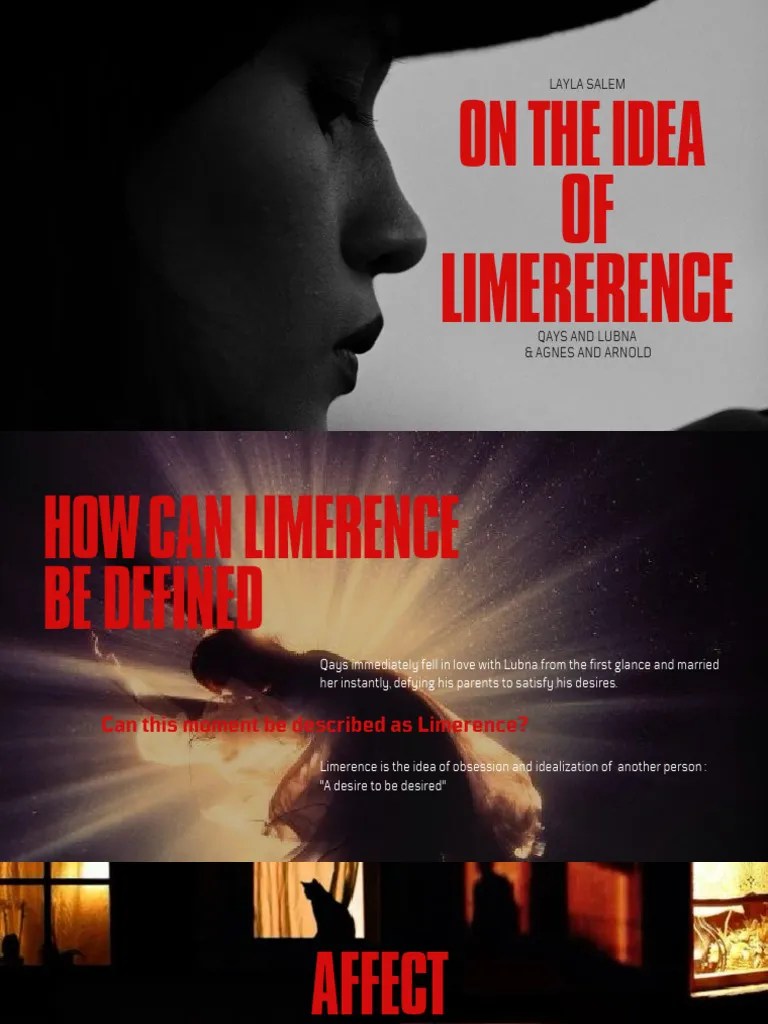 The Idea of Limerence PDF Psychological Concepts Behavioural Sciences