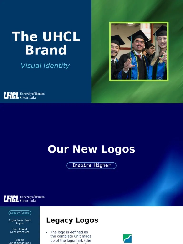 UHCL Brand Visual Identity Guide PDF Typefaces Logos