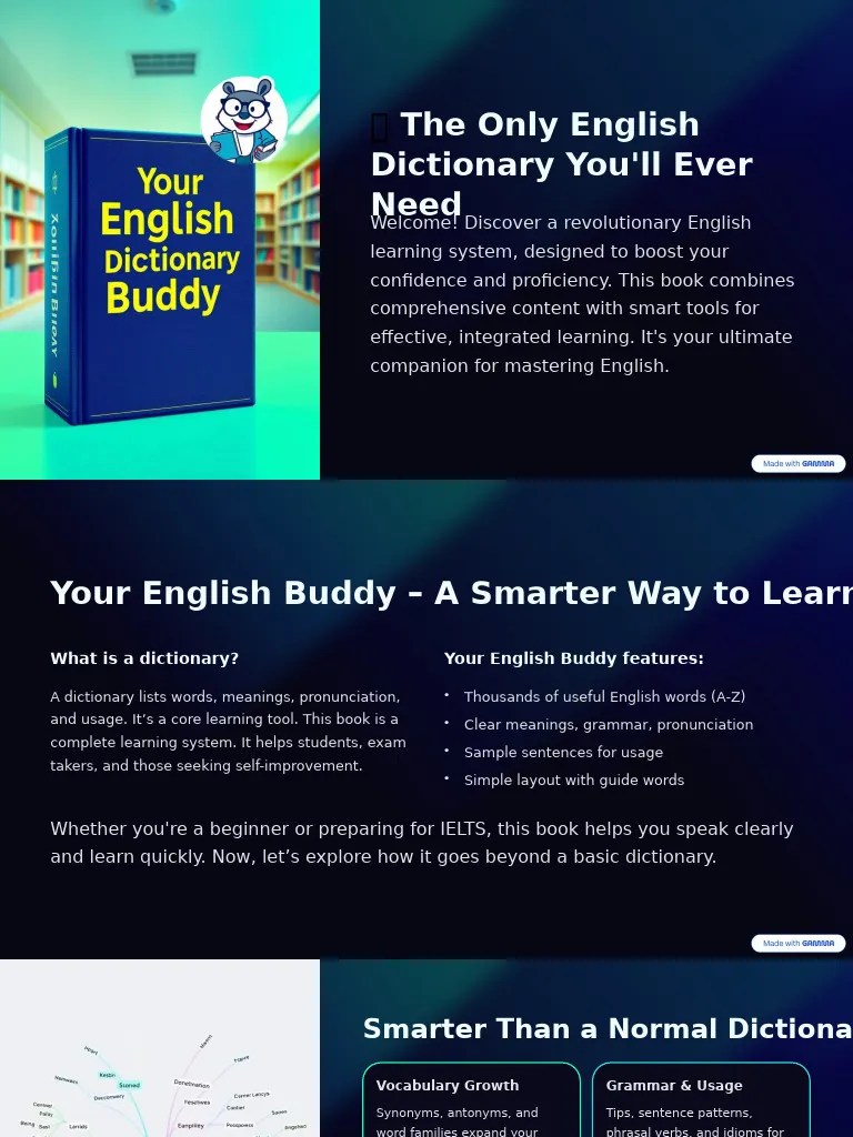 The Only English Dictionary Youll Ever Need PDF English Language