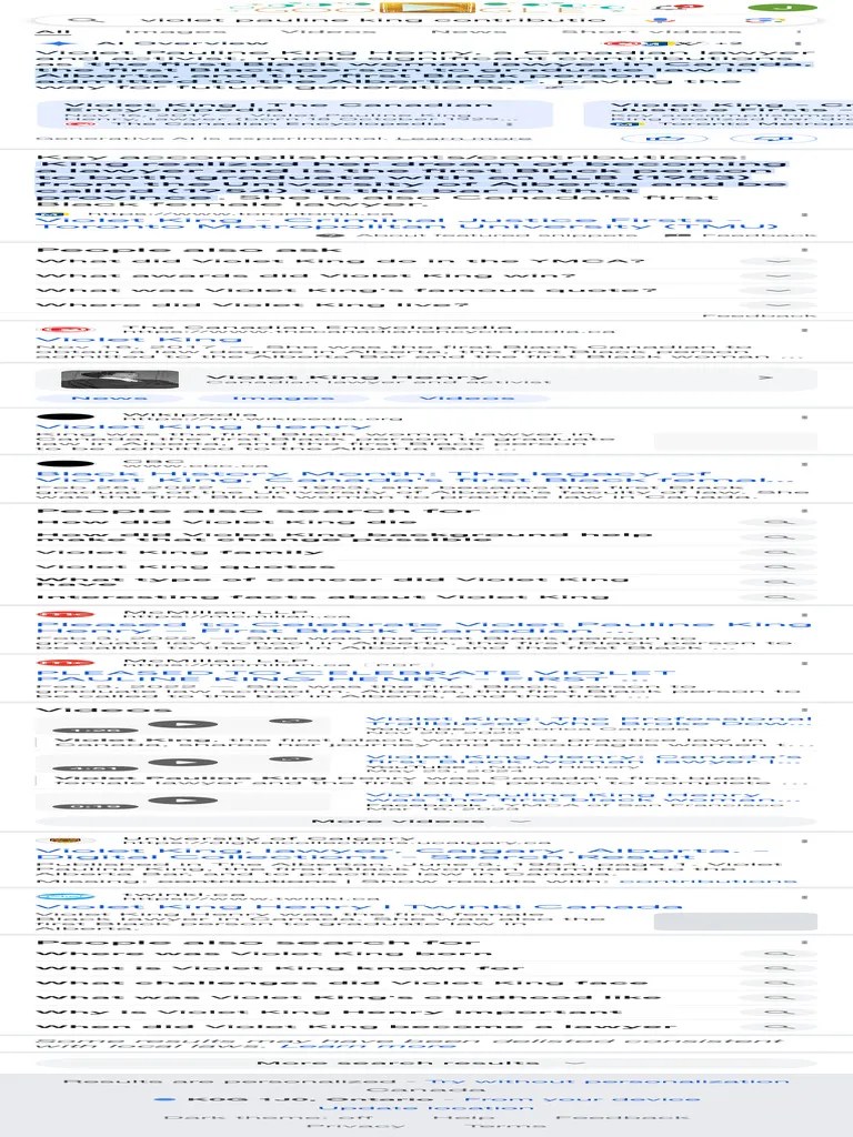 Violet Pauline King Contributions - Google Search | PDF