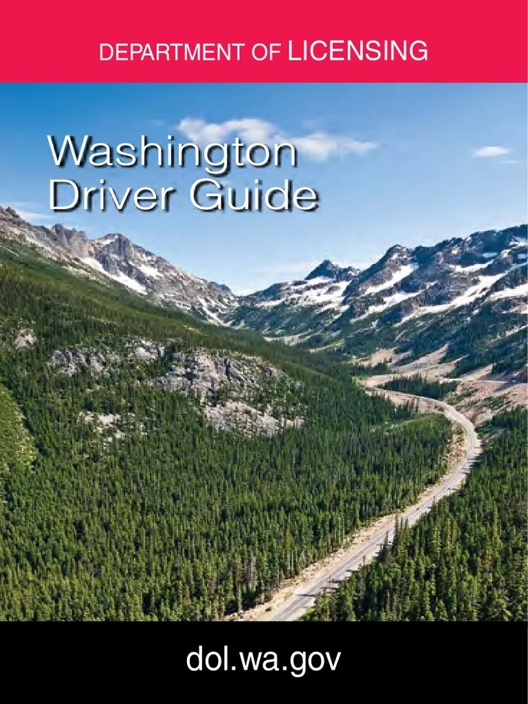 Washington Drivers Manual | Washington Drivers Handbook | Traffic