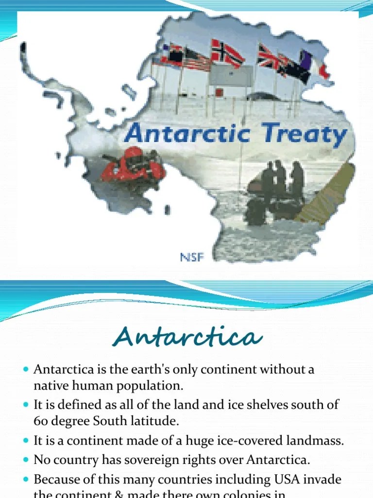 Antarctic Treaty Antarctica Treaty