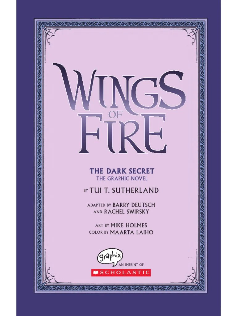 The Dark Secret Graphic Novel PDF Books