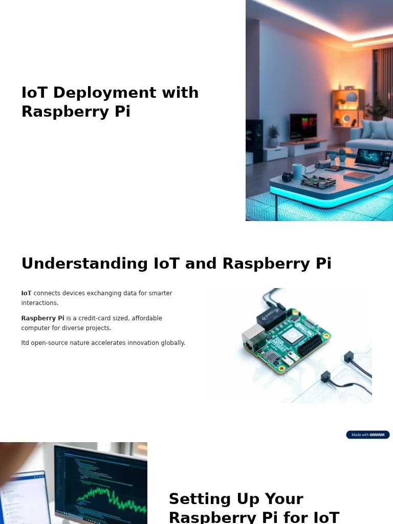 Iot Deployment With Raspberry Pi Pdf Internet Of Things Raspberry Pi